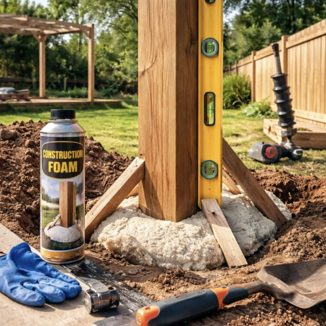 Speciální konstrukční montážní pěna jako rychlá náhrada betonového lože: kdy funguje, kdy selže a jak ji použít správně