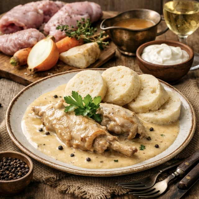 Králík na smetaně jako od Pohlreicha: aby nebyl suchý a mdlý