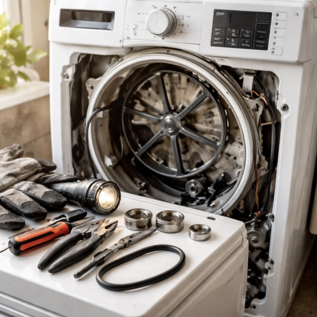 Proč moje pračka píská při ždímání a jak to opravit bez instalatéra