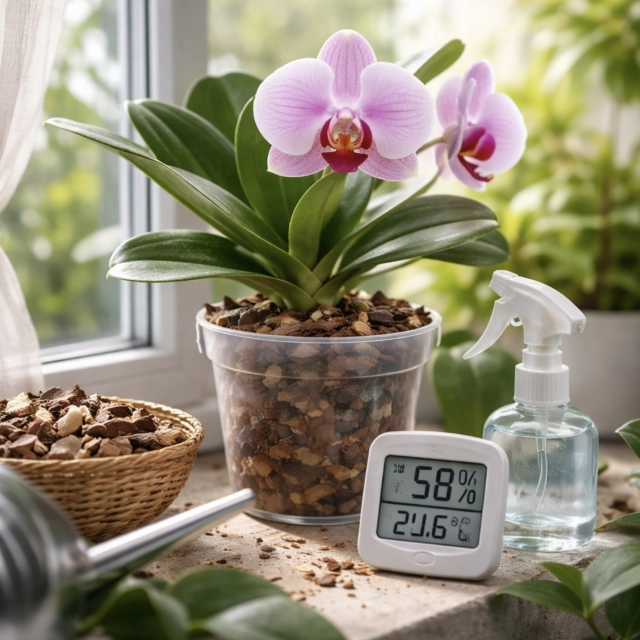 Jak zabránit plísni na&nbsp;orchidejích: 10&nbsp;kroků z&nbsp;praxe, které skutečně fungují