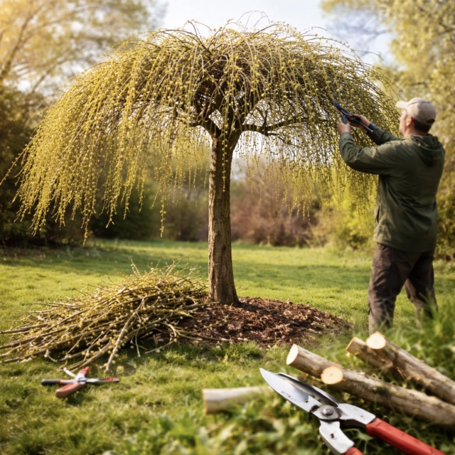 Kdy a&nbsp;jak stříhat převislou vrbu: chyby, které ničí její tvar