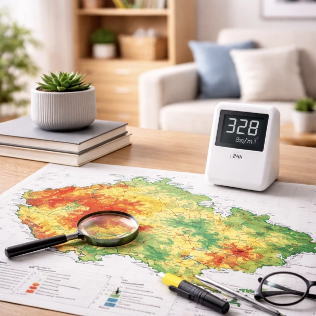 Mapa výskytu radonu v ČR: kde je skutečné riziko